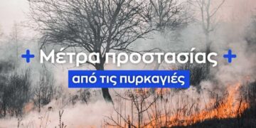 Ενημέρωση για κίνδυνο πυρκαγιάς και για τις συνθήκες καύσωνα