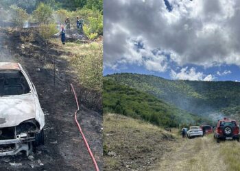 Κατασβήστηκε η πυρκαγιά που ξέσπασε σε ορεινή περιοχή στο Κτένι Κοζάνης