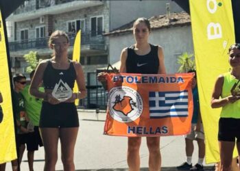 H Χριστίνα Καραμπίκα από την Πτολεμαΐδα πρώτη στο Voiorace 2024 στα 10χλμ γυναικών