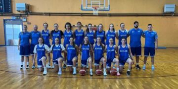 Η Εθνική νεανίδων μπάσκετ κάνει την προετοιμασία της για τα επερχόμενα φιλικά παιχνίδια, στη Φλώρινα