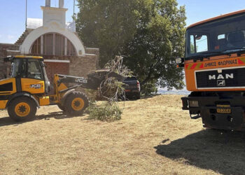 Καθαρισμός του λόφου Αγίου Παντελεήμονα από το Δήμο Φλώρινας (Φωτογραφίες)