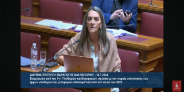 Πέτη Πέρκα: «Η πραγματικότητα στα έργα υποδομών και μεταφορών απέχει πολύ από αυτή που θέλει να παρουσιάζει η κυβέρνηση» (video)