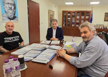 Συνάντηση ΣΠΑΡΤΑΚΟΥ-Περιφερειάρχη ενόψει σύσκεψης στην Αθήνα με τον Πρόεδρο της ΔΕΗ