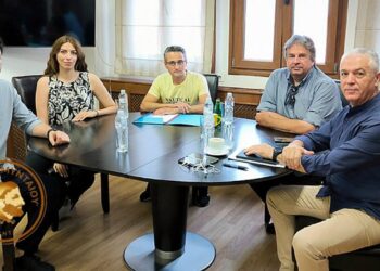 Συνάντηση του Δημάρχου Αμυνταίου Ιωάννη Λιάση, με εκπροσώπους της Ένωσης Ξενοδόχων Π.Ε. Φλώρινας