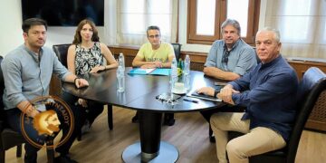 Συνάντηση του Δημάρχου Αμυνταίου Ιωάννη Λιάση, με εκπροσώπους της Ένωσης Ξενοδόχων Π.Ε. Φλώρινας