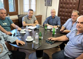 To Ανοιχτό Κέντρο Εμπορίου – Open Mall στο επίκεντρο της συνάντησης του Δημάρχου Αμυνταίου, Ιωάννη Λιάση με τον Πρόεδρο του Επιμελητηρίου Φλώρινας