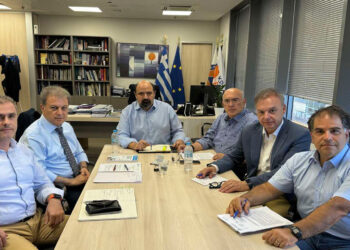 Η υψηλή γέφυρα Σερβίων και προβλήματα καθιζήσεων στο επίκεντρο συνάντησης του Περιφερειάρχη με τον Υφυπουργό Χρ. Τριαντόπουλο