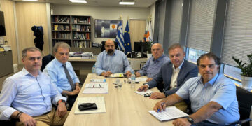 Η υψηλή γέφυρα Σερβίων και προβλήματα καθιζήσεων στο επίκεντρο συνάντησης του Περιφερειάρχη με τον Υφυπουργό Χρ. Τριαντόπουλο