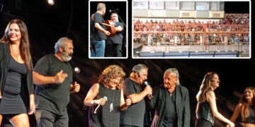 Μοναδικοί “Άγαμοι θύται” χθες στο κατάμεστο γήπεδο Πτολεμαΐδας, σε μια συναυλία για την ενίσχυση των ατόμων με αναπηρία