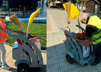 Νέα καρότσια αποκομιδής απορριμμάτων για την Υπηρεσία Καθαριότητας του Δήμου Φλώρινας