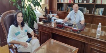 Για τοπικό αναπτυξιακό πρόγραμμα στα Γρεβενά συζήτησε η Άννα Διαμαντοπούλου με τον Δήμαρχο Γρεβενών Κυριάκο Ταταρίδη