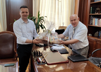 Η ολοκλήρωση της οδού Ε65 στο επίκεντρο της συνάντησης του Κυριάκου Ταταρίδη με τον υποψήφιο Πρόεδρο του ΠΑΣΟΚ Χάρη Δούκα