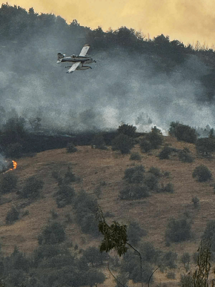 Κρυόβρυση Ωρα 20.00: Νέες φωτογραφίες και βίντεο από την μεγάλη προσπάθεια των αεροπλάνων να ελέγξουν την φωτιά