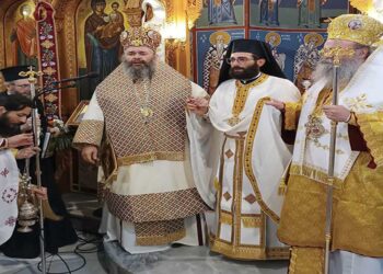 Λαμπρό Πολυαρχιερατικό Συλλείτουργο για τα ονομαστήρια του Μητροπολίτου Φλωρίνης κ. Ειρηναίου - Χειροτονήθηκε Πρεσβύτερος ο π. Άνθιμος Γιαρματζίδης - Σε ποια ενορία της Πτολεμαΐδας θα τοποθετηθεί ( ρεπορτάζ της Κούλας Πουλασιχίδου )