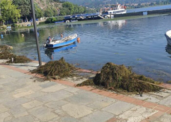 Συνεχίζεται ο καθαρισμός της λίμνης Καστοριάς