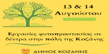 Παράκληση για κλειστά παράθυρα και πόρτες σε κεντρικές οδούς της Κοζάνης λόγω εργασιών φυτοπροστασίας