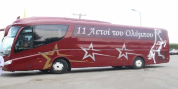 Στην Πτολεμαΐδα από χθες η Α.Ε. Λάρισας για προπονήσεις (Φωτογραφίες)