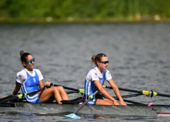 «Χρυσή» η Καστοριανή Ευαγγελία Αναστασιάδου μαζί με την Μιλένα Κοντού στο Παγκόσμιο Πρωτάθλημα Κωπηλασίας