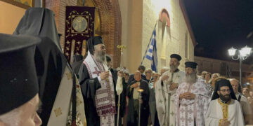 Με τη λαμπρή παρουσία του Μητροπολίτου κ.κ Ειρηναίου και τη συμμετοχή πλήθους πιστών, ο εορτασμός του Ιερού Ναού ΑΓΙΟΥ ΙΩΑΝΝΟΥ του Προδρόμου Πτολεμαΐδας! (ρεπορτάζ της Κούλας Πουλασιχίδου)