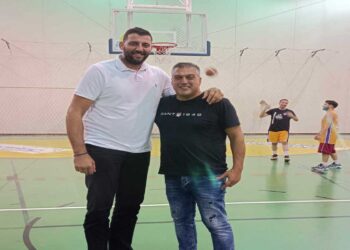 Ο Γιάννης Μπουρούσης με την ομάδα του Αίαντα Αμυνταίου (Φώτο+Βίντεο)