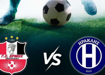 Κρίσιμος αγώνας για τον Ερμή Αμυνταίου με τον Ηρακλή