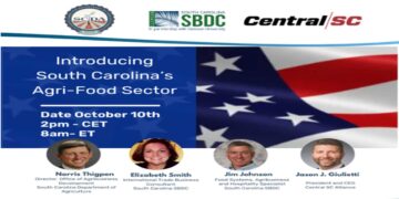 Συστήνοντας τον Αγροδιατροφικό τομέα της Νότιας Καρολίνας των ΗΠΑ - Πρόσκληση σε διαδικτυακό σεμινάριο
