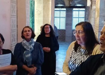 Αποκλειστικό: Δείτε για πρώτη φορά τις γυναίκες ψάλτριες του Εμπορίου να ψάλλουν σε Θεία Λειτουργία μέσα στον Ι.Ν. της Του Θεού Σοφίας Εμπορίου Εορδαίας (ρεπορτάζ της Κούλας Πουλασιχίδου)