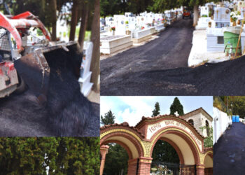 Δήμος Κοζάνης: Εργασίες ασφαλτόστρωσης στα Κοιμητήρια του Αγίου Γεωργίου