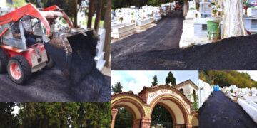 Δήμος Κοζάνης: Εργασίες ασφαλτόστρωσης στα Κοιμητήρια του Αγίου Γεωργίου