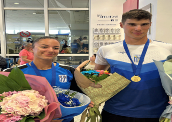 Χρυσοί Παγκόσμιοι πρωταθλητές κωπηλασίας ο Παναγιώτης και η Γαβριέλα από τον Ναυτικό Όμιλο Κοζάνης