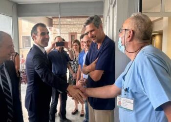 Επίσκεψη στο Μποδοσάκειο Νοσοκομείο Πτολεμαΐδας έκανε ο υφυπ. Υγείας Μάριος Θεμιστοκλέους