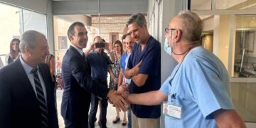 Επίσκεψη στο Μποδοσάκειο Νοσοκομείο Πτολεμαΐδας έκανε ο υφυπ. Υγείας Μάριος Θεμιστοκλέους