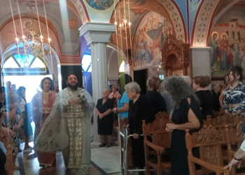 Ο Αγιασμός της 1ης Σεπτεμβρίου, στον Ιερό Ναό Αγίου Στεφάνου και Οσίας Παρασκευής Πτολεμαΐδας. ( της Κούλας Πουλασιχίδου)