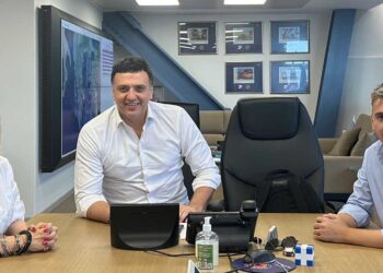 Συνάντηση με τον Υπουργό Πολιτικής Προστασίας Βασίλη Κικίλια είχε η γραμματέας Εθελοντισμού της ΝΔ Π. Κρυσταλλίδου