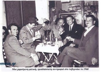 Το 1958 στο γνωστό ταβερνάκι του Μπαρμπασταύρου – Από τη στήλη του Γ. Καζαντζή στον ΠΑΛΜΟ (18/9)