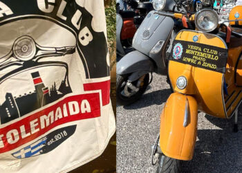 460 αναβάτες βέσπας συναντήθηκαν το καλοκαίρι στην Πελοπόννησο – 6 μέλη του Vespa Club Πτολεμαΐδας