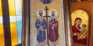 Υποδοχή της Νέας Ι. Εικόνας στο Ναίσκο Αγίων Κων/νου & Ελένης του ΑΗΣ Καρδιάς -VIDEO