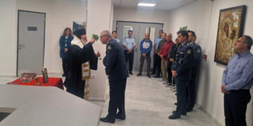 Αγιασμός τελέστηκε στο Αστυνομικό Μέγαρο Γρεβενών (φωτογραφίες)