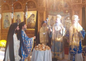 Με την Τρισαρχιερατική Θεία Λειτουργία και τη Δοξολογία στον Ιερό Ναό Αγίου Στεφάνου και Οσίας Παρασκευής , ξεκίνησαν οι Επετειακές εκδηλώσεις , για τα 112 ΕΛΕΥΘΕΡΙΑ της Πτολεμαΐδας! (της Κούλας Πουλασιχίδου)