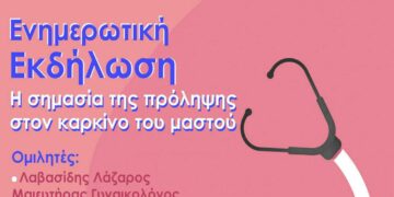 Εκδήλωση για τη σημασία της πρόληψης στον καρκίνο του μαστού από τον Δήμο Αμυνταίου