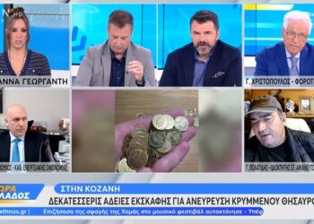 14 άδειες εκσκαφείς για ανεύρεση κρυμμένου θησαυρού στην Κοζάνη – VIDEO