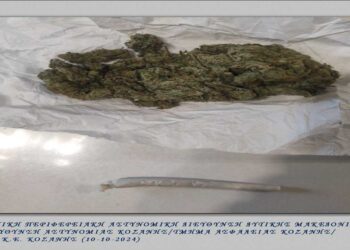 «Έπιασαν» 42χρονο στην Κοζάνη με 40 γραμμάρια κάνναβης