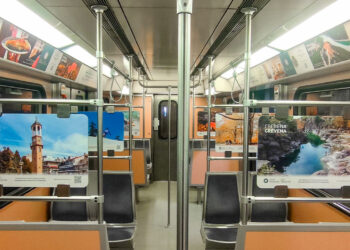 Τουριστική προβολή των Γρεβενών σε τραμ, μετρό  και αποβάθρες σταθμών στην Αθήνα (Φωτογραφίες)