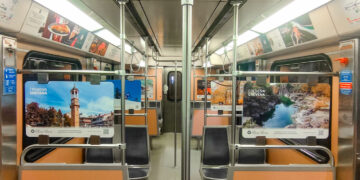 Τουριστική προβολή των Γρεβενών σε τραμ, μετρό  και αποβάθρες σταθμών στην Αθήνα (Φωτογραφίες)