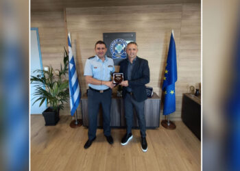 Επίσκεψη Αξιωματικού Συνδέσμου της Κυπριακής Πρεσβείας στην Αστυνομική Διεύθυνση Καστοριάς