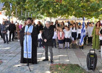 Φωτογραφίες από τον εορτασμό της επετείου της 28ης Οκτωβρίου στα Κομνηνά Εορδαίας