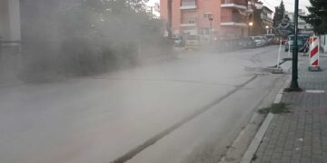 Παράπονα από κατοίκους της Οδού Π.Π. Γερμανού για δημιουργία νέφους σκόνης από τις εργασίες τοποθέτησης οπτικών ινών (ρεπορτάζ της Κούλας Πουλασιχίδου )