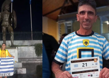 Ρεκόρ για τον δρομέα Γιώργο Ζαχαριάδη – Τερμάτισε για 8η συνεχόμενη φορά την ιστορική διαδρομή Αθήνα-Σπάρτη-Αθήνα