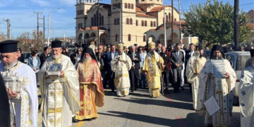 Ἀρχιερατικὸ Συλλείτουργο γιὰ τὸν συμπολιοῦχο τοῦ Ἄργους Ὀρεστικοῦ