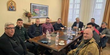 Συνάντηση του επικεφαλής Γιάννη Μητλιάγκα και υποψηφίων του συνδυασμού «Ανάπτυξης Επιμελητήριο» με τον Δήμαρχο Βοΐου κ. Χρήστο Ζευκλή